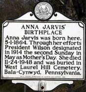 Anna Jarvis sign